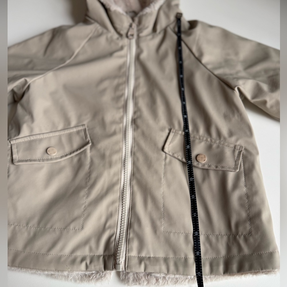 Zara Kids Puffer Jacket Vest Beige, Pink, Green 2T-4T Waterproof Lottie Girl’s - Picture 5 of 16